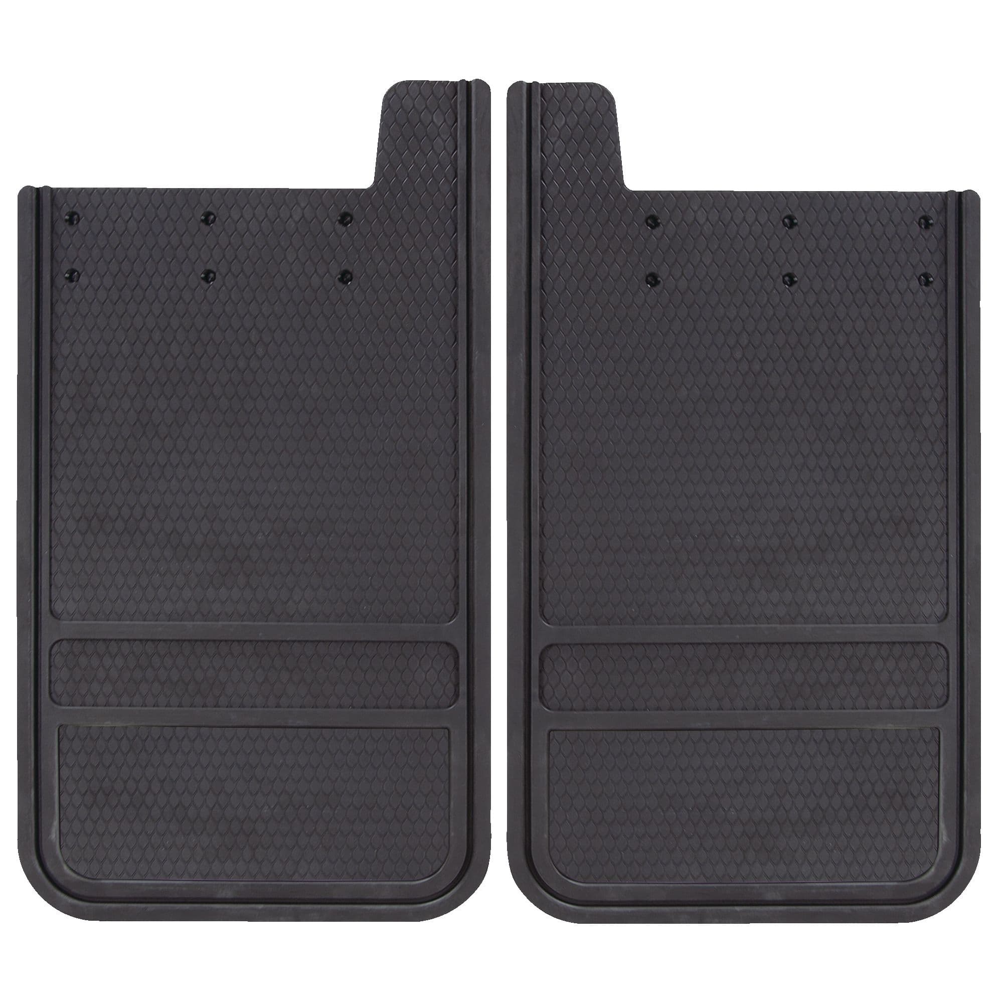 MotoMaster Universal Heavy Duty Mud Guards, Rear, Black