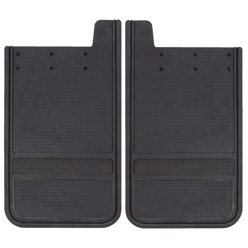 MotoMaster Universal Heavy Duty Mud Guards, Rear, Black