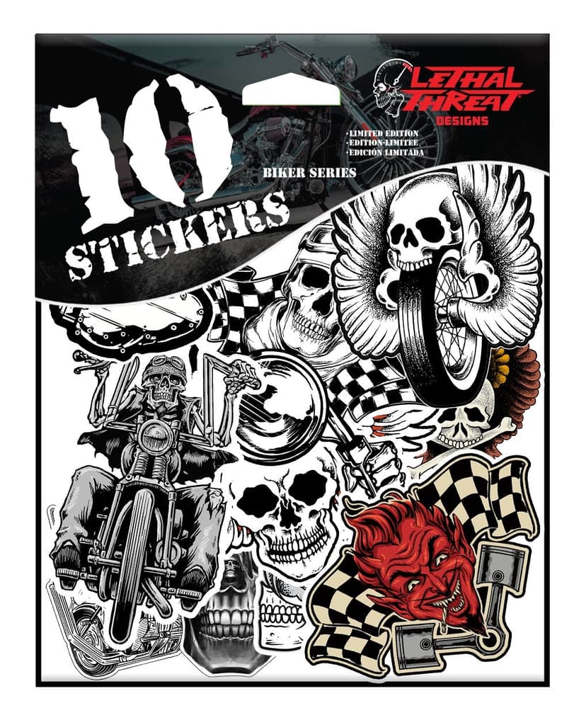 Lethal Threat Skull Series Decal Pack