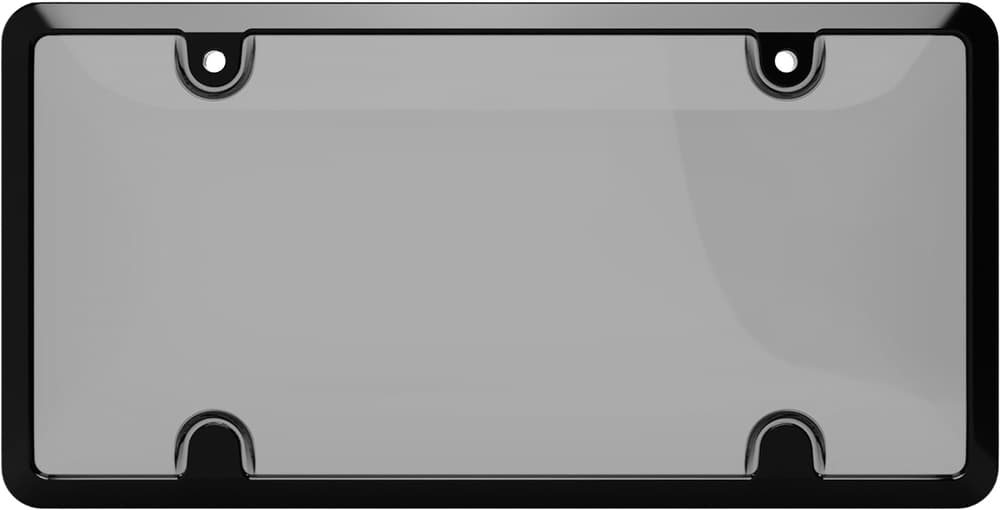 Black Tuf Metal License Plate with Smoke Shield for Offroad/Showroom Use Only