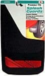 Black/Red Powerflow Splash Guards, Large