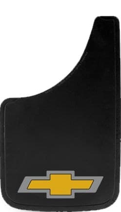 Chevy Logo Splash Guards, 9-in x 15-in