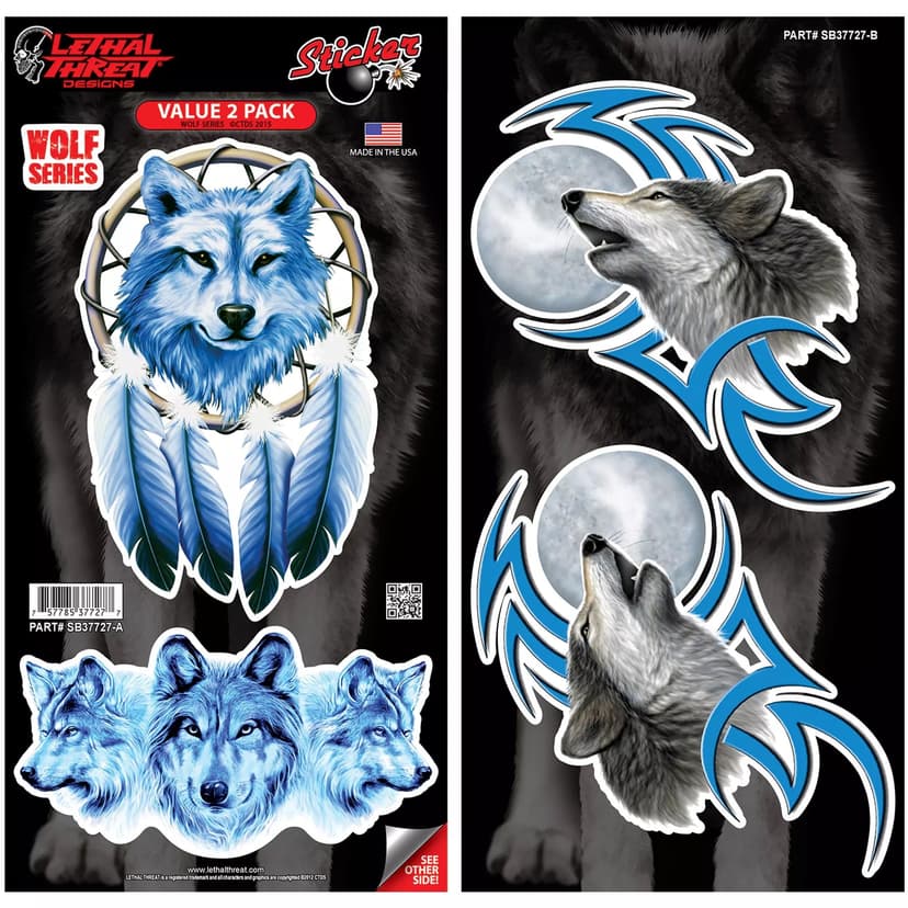 Lethal Threat Wolf Series Decal