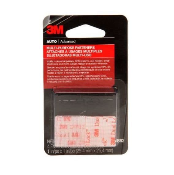 3M Dual Lock™ Multi-Purpose Reclosable Fasteners, 1-in x 1-in, 4-pk