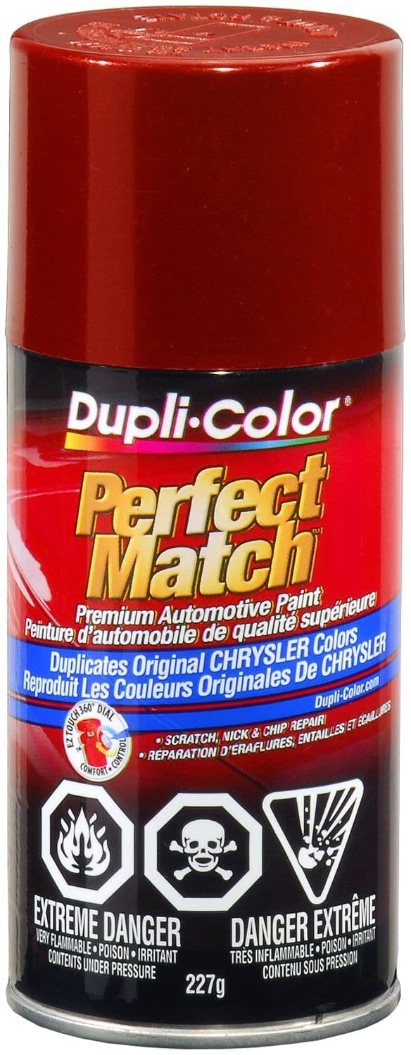 Dupli-Color Perfect Match Premium Acrylic Lacquer Automotive Aerosol Spray Paint, Forest Pepper Red Pearl, 227g