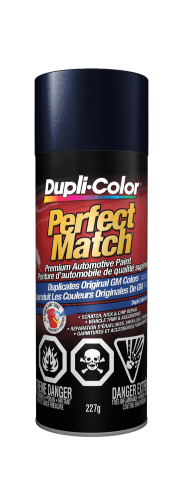 Dupli-Color Perfect Match Premium Acrylic Lacquer Automotive Aerosol Spray Paint, Dark Ming Blue (25, WA 722J), 227-g