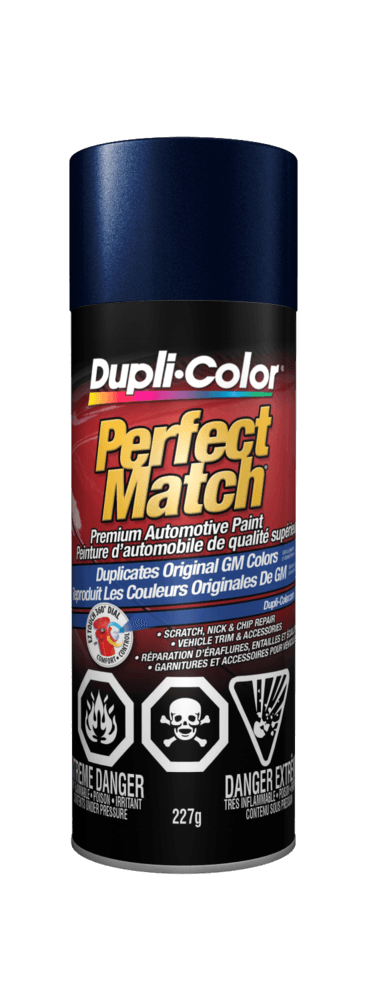 Dupli-Color Perfect Match Premium Acrylic Lacquer Automotive Aerosol Spray Paint, Indigo Metallic (39, WA 9792), 227-g