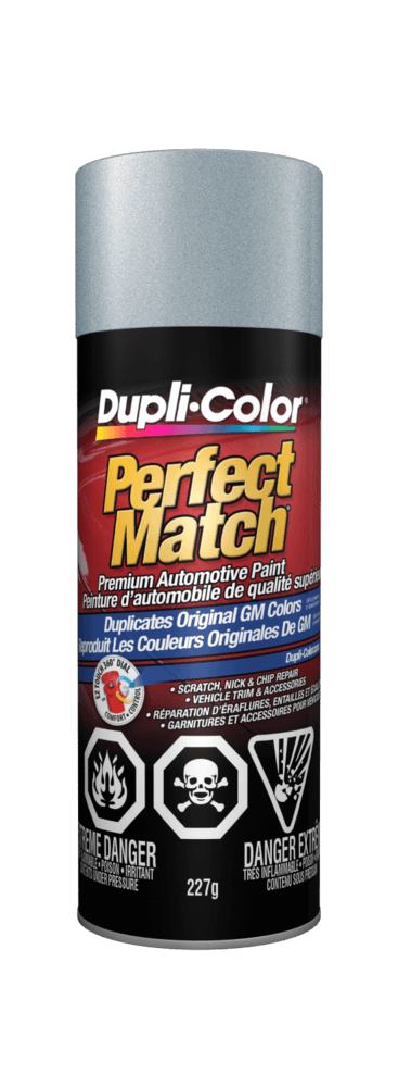 Dupli-Color Perfect Match Premium Acrylic Lacquer Automotive Aerosol Spray Paint, Silver Metallic (15, WA 8914), 227-g