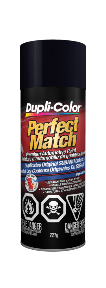 Dupli-Color Perfect Match Premium Acrylic Lacquer Automotive Aerosol Spray Paint, Mica Black, 227g