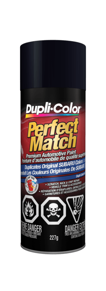 Dupli-Color Perfect Match Premium Acrylic Lacquer Automotive Aerosol Spray Paint, Obsidian Black Pearl, 227g