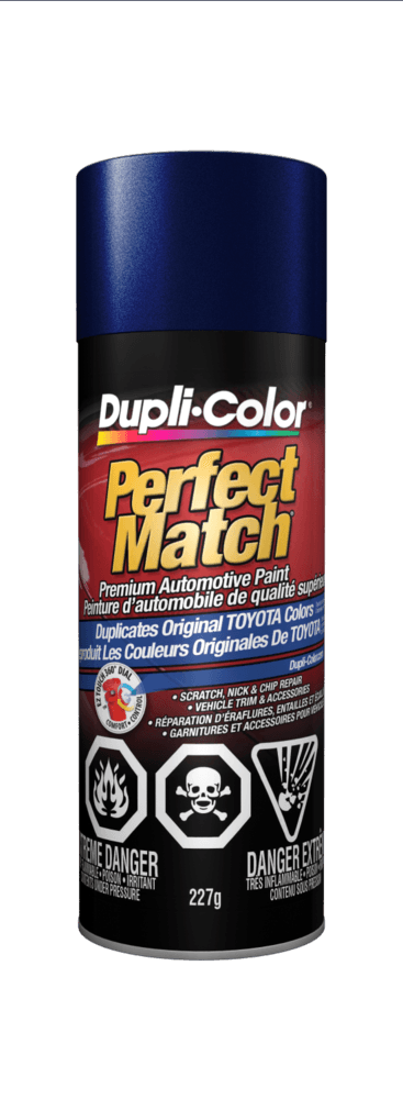 Dupli-Color Perfect Match Premium Acrylic Lacquer Automotive Aerosol Spray Paint, Stellar Blue, 227g