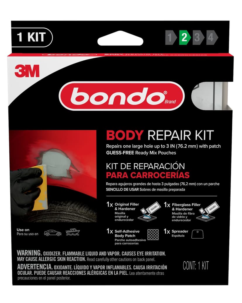 Bondo® Fiberglass Reinforced Automotive Body Filler Ready Mix Pouches