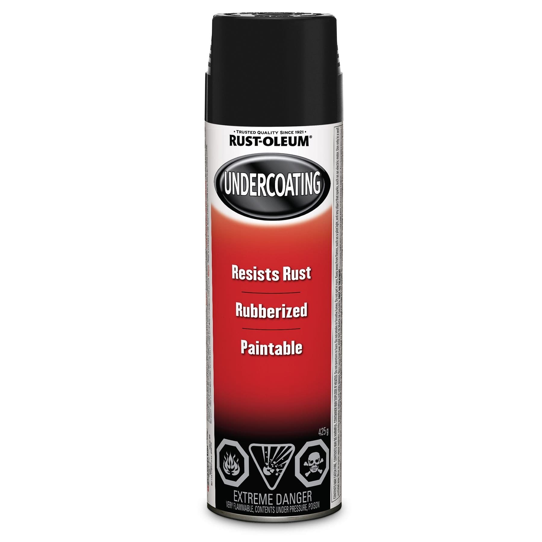 Rust-Oleum® Automotive Rubberized Paintable Undercoating, Black, 425-g