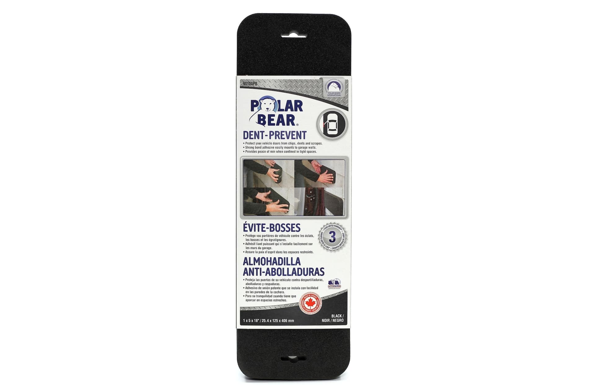 Polar Bear Automotive Foam Dent Prevention Pad, 40.64-cm x 12.7-cm x 2.54-cm