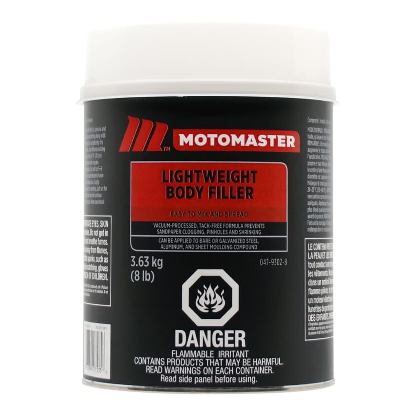 MotoMaster Auto Body Filler, 3.63-kg