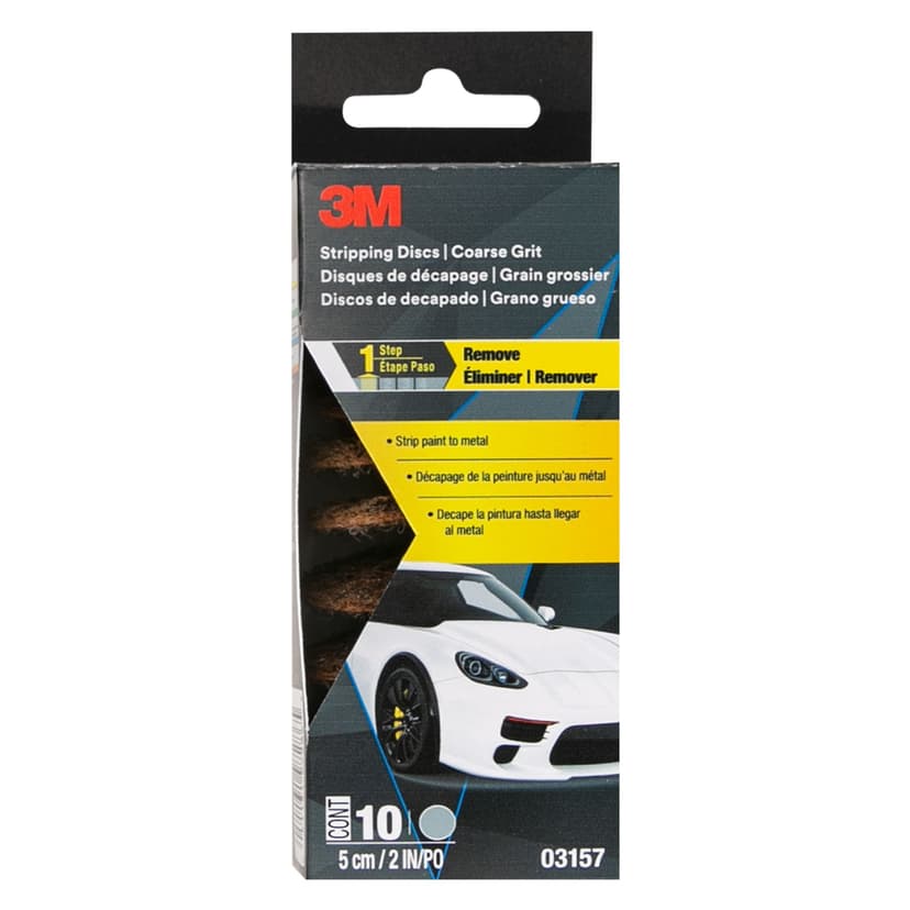 3M Stripping Discs, Coarse, 2-in, 10-pk