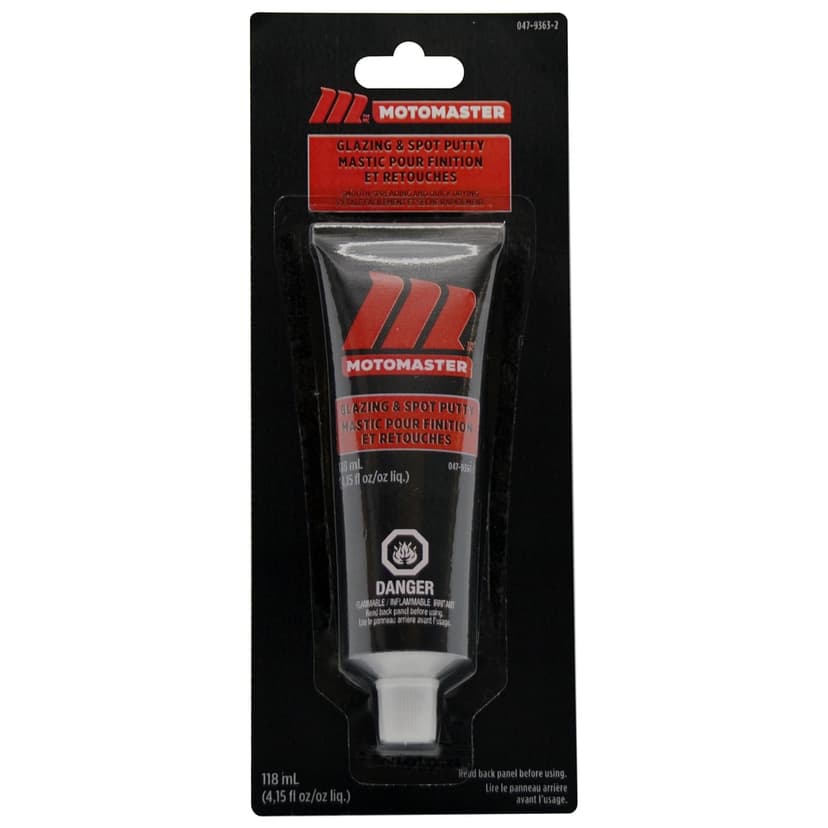 MotoMaster Glazing & Spot Putty, 128-g