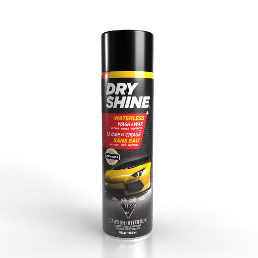 Dry Shine Waterless Car Wash & Wax Spray, 582-g