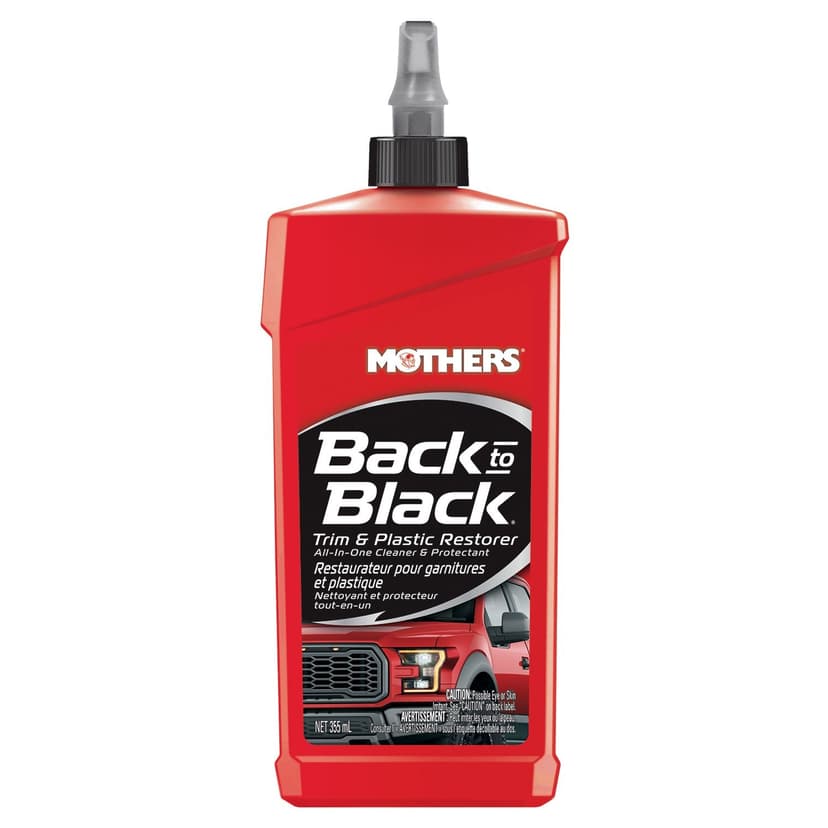 Mothers Back to Black Car Trim & Plastic Restorer, 355-mL