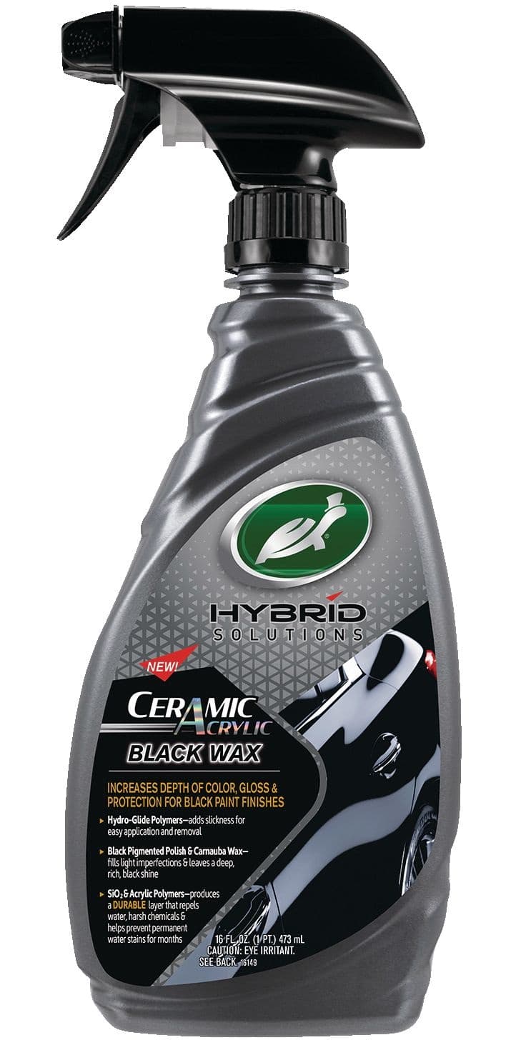 Turtle Wax Hybrid Solutions Car Ceramic Acrylic Black Wax Spray, 473-mL