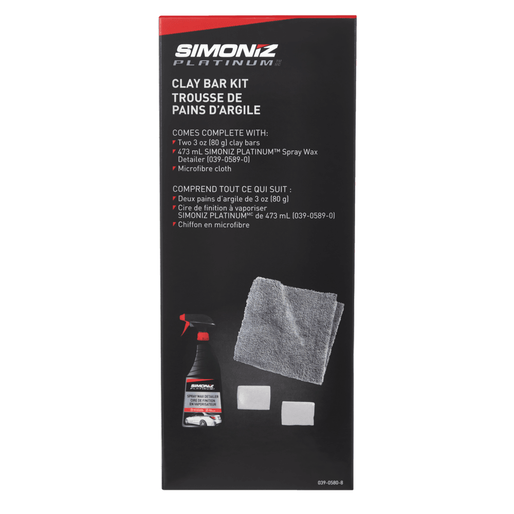 SIMONIZ Platinum Car Clay Bar kit, 4-pc