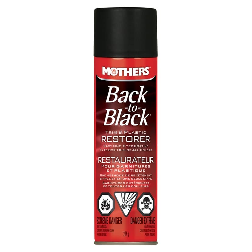 Mothers Back to Black Car Trim & Plastic Restoration Spray,
