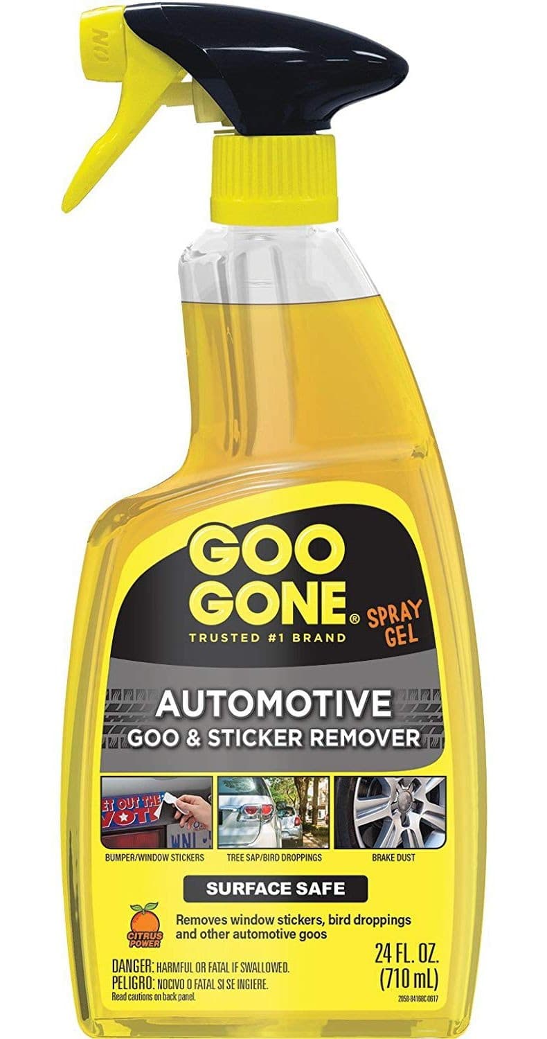 GOO GONE Automotive Car Goo & Sticker Remover Spray Gel, 710-mL