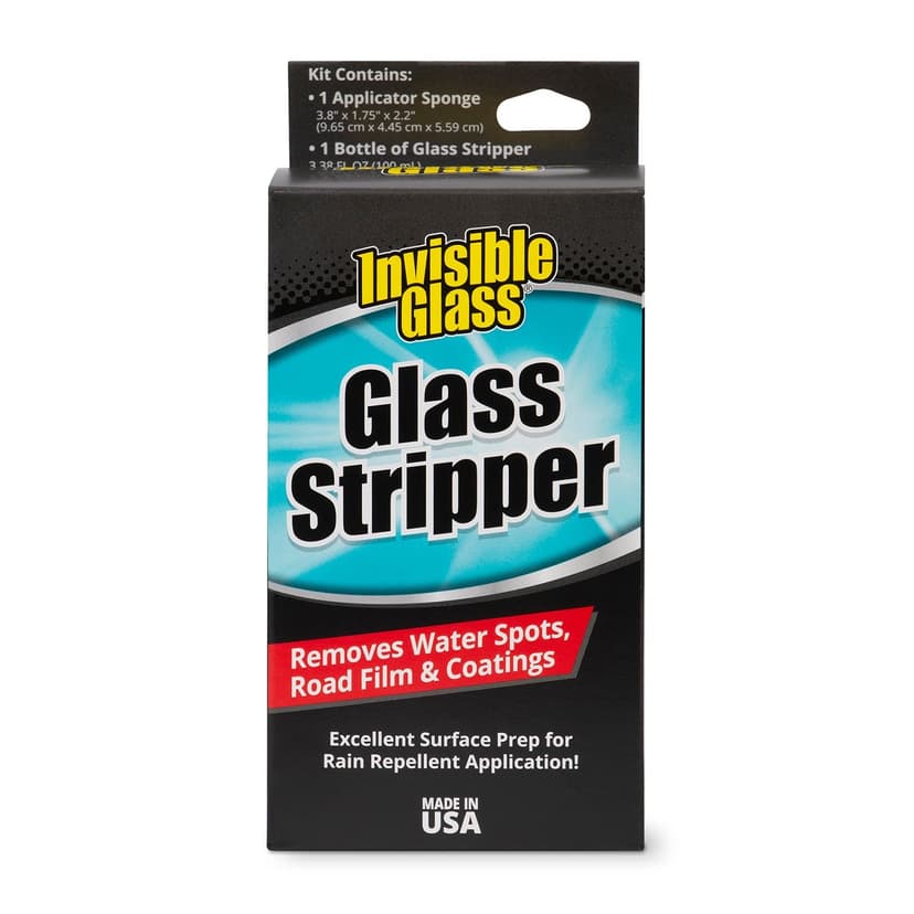 Invisible Glass Water Repellent Glass Stripper with Applicator Sponge, 100-ml