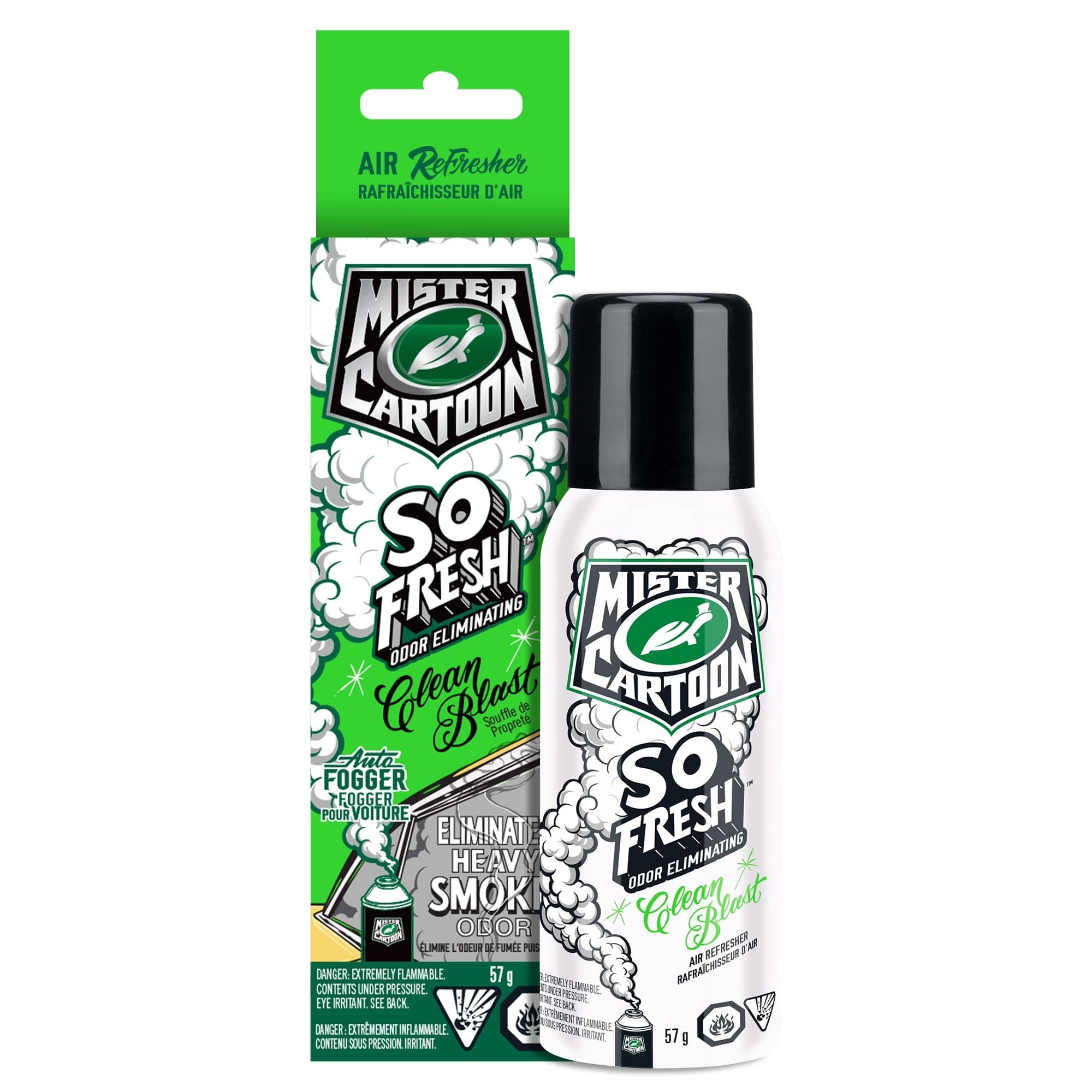 Turtle Wax X Mister Cartoon Odour Eliminating Fogger Air Refresher Spray