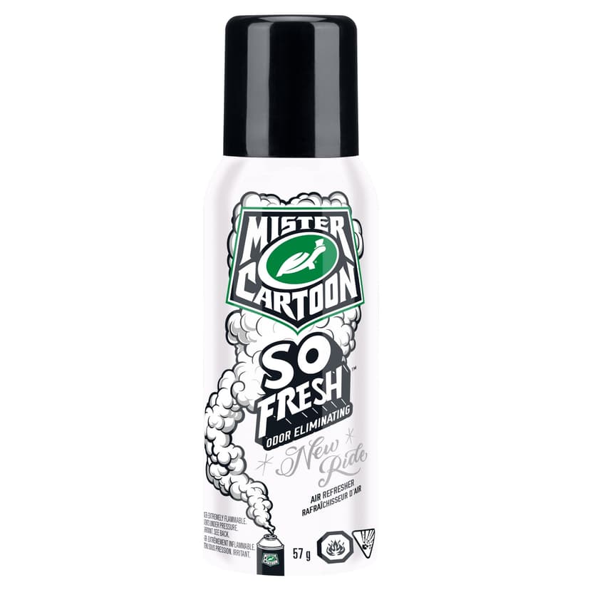 Turtle Wax X Mister Cartoon Odor Eliminating Air Refresher Spray