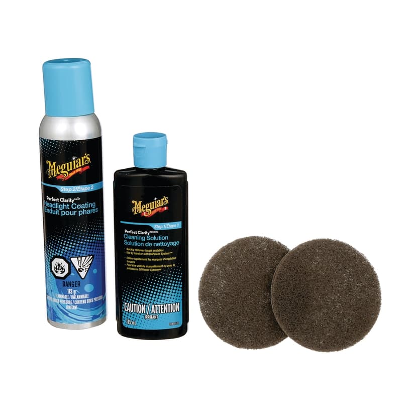 Meguiar's Two Step Headlight Restoration Kit, 4-pc