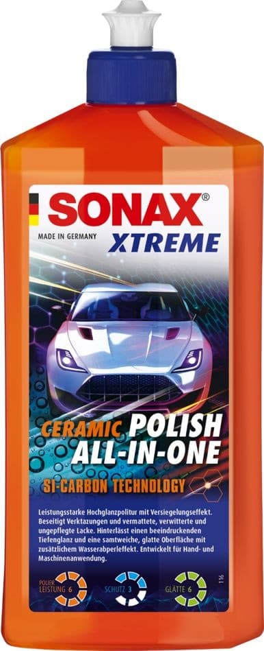 Sonax All-in-One Ceramic Car Polish, 500-ml