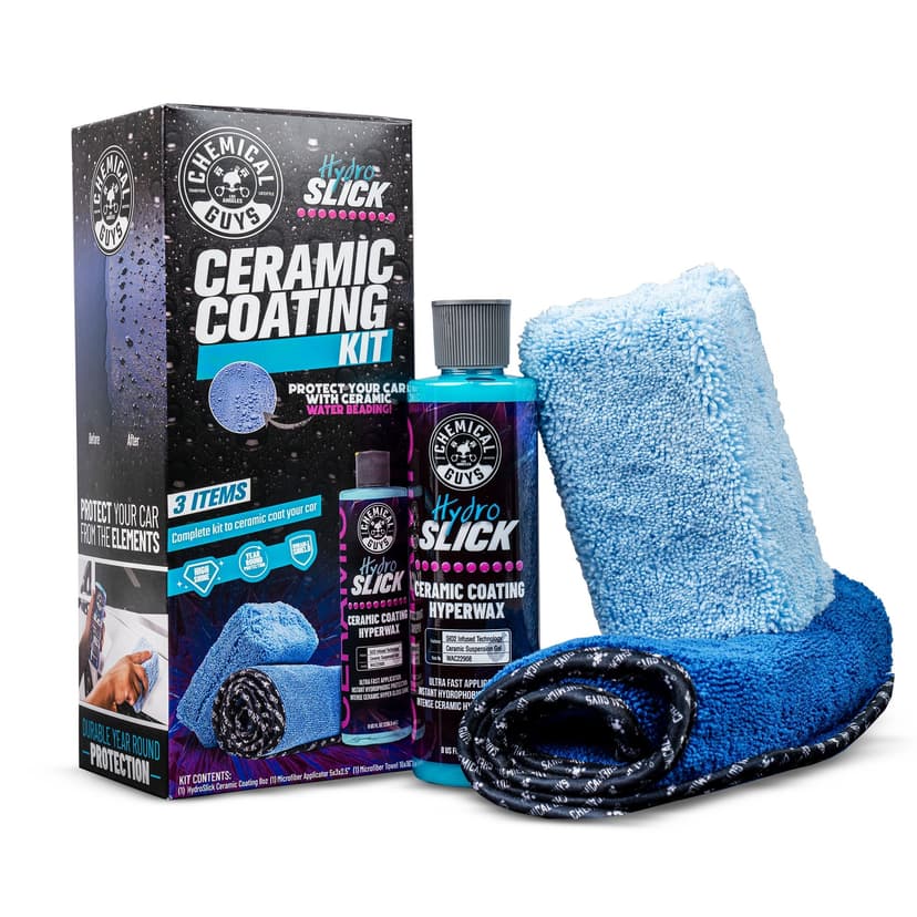 Chemical Guys HydroSlick Ceramic Coating Hyperwax Kit, 8-oz