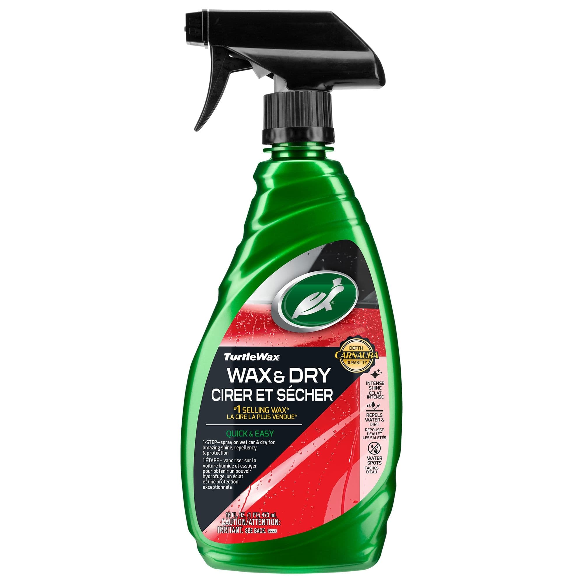 Turtle Wax Wax & Dry Spray Car Wax, 16-oz