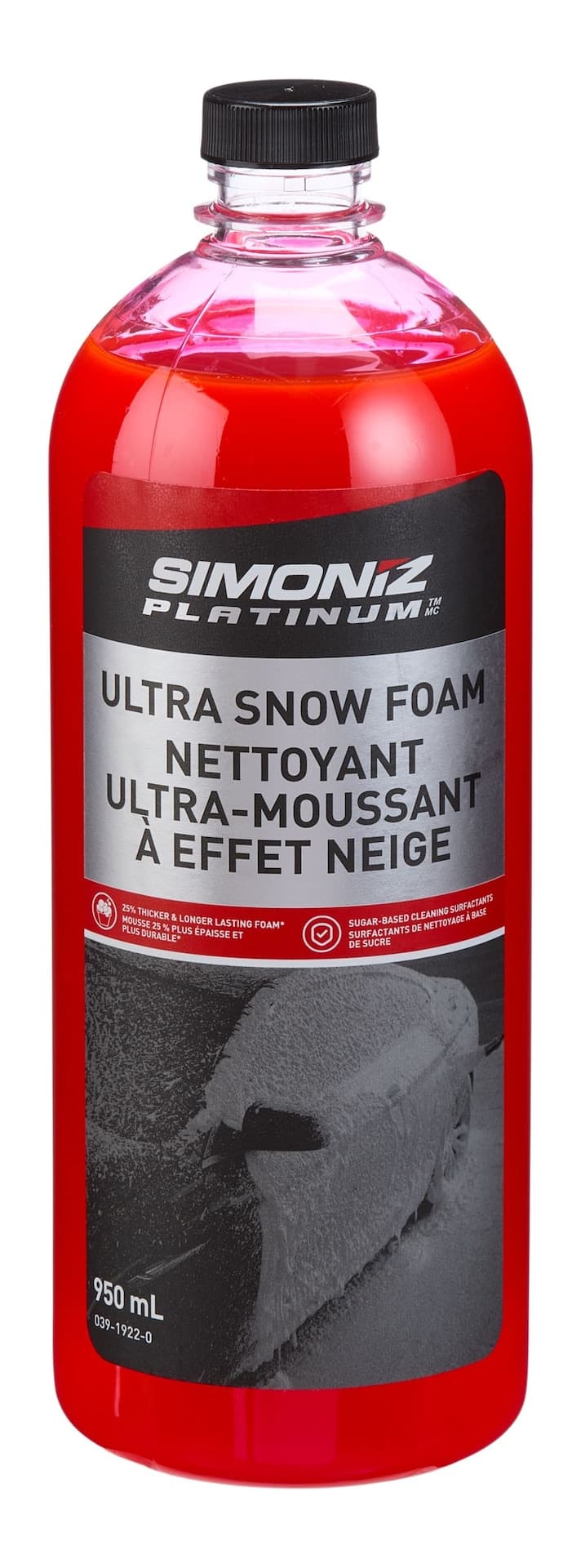 Simoniz Platinum Ultra Snow Foam Car Wash Detergent, 1-L