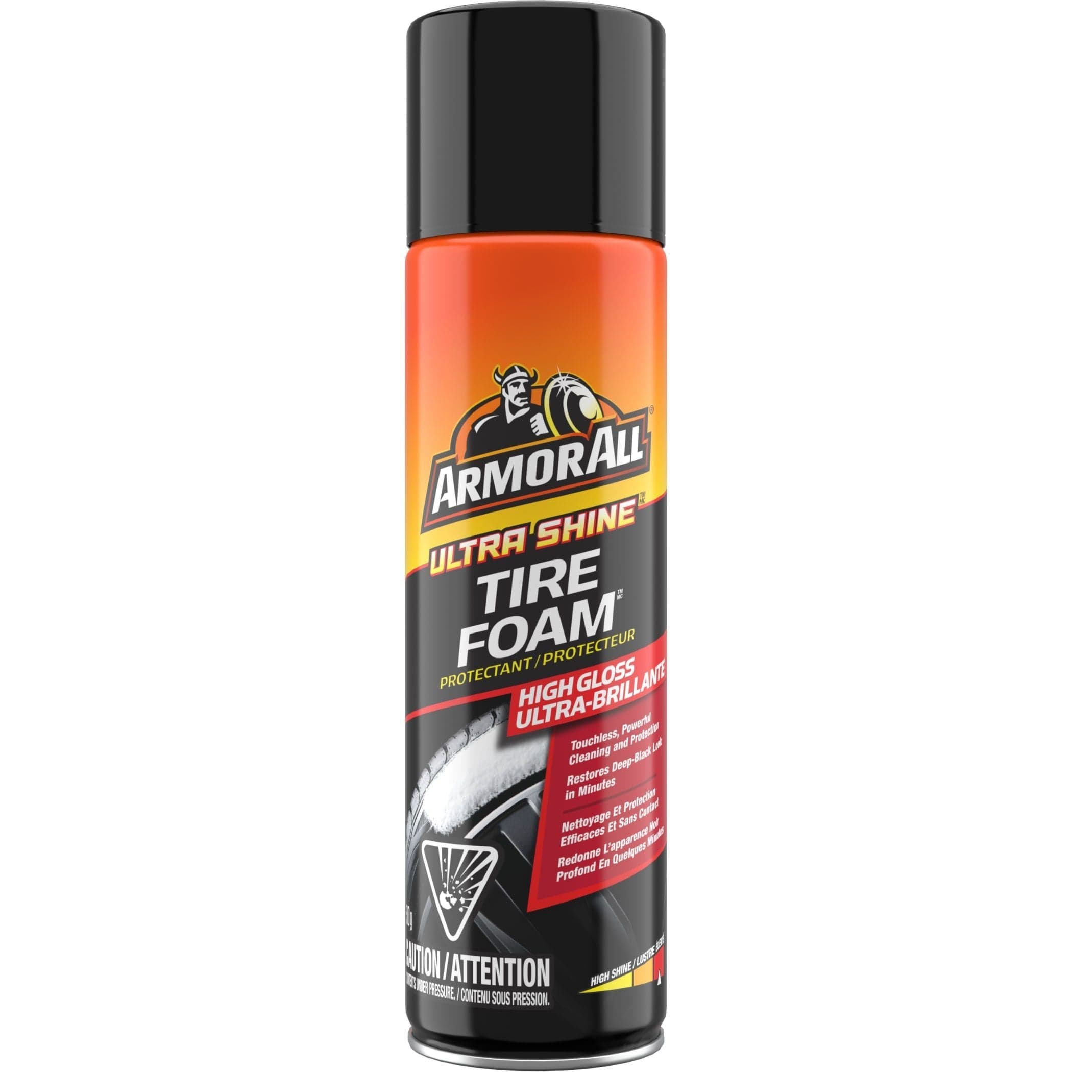 Armor All Ultra Shine Foam Car Tire Cleaner Spray, 510-g