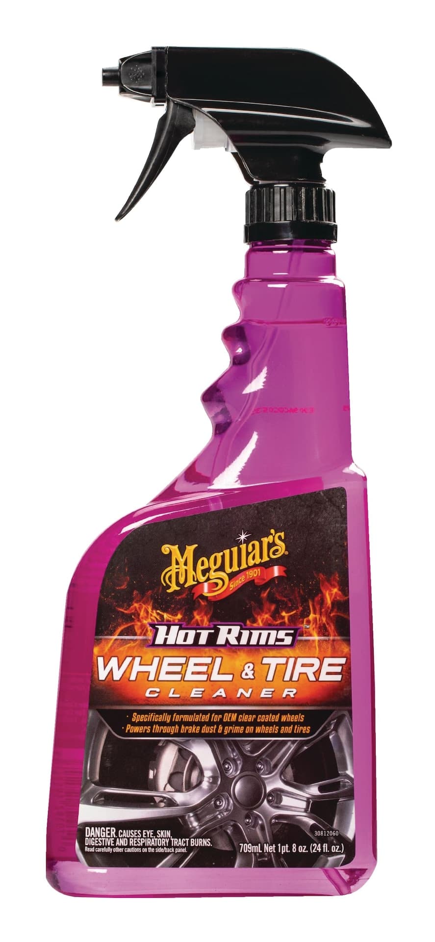 Meguiar's Hot Rims Wheel/Rim & Tire Cleaner Spray, 709-mL