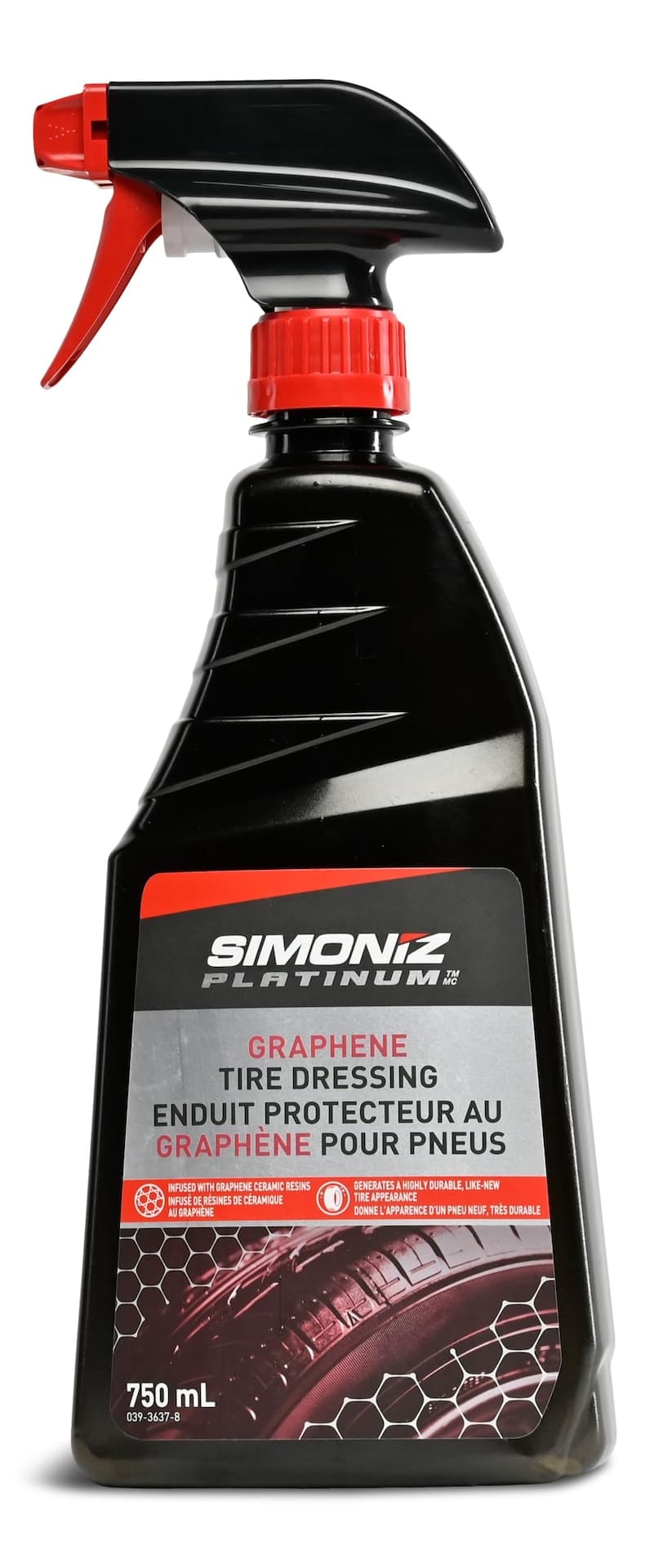 SIMONIZ Platinum Graphene Tire Shine, 750 mL