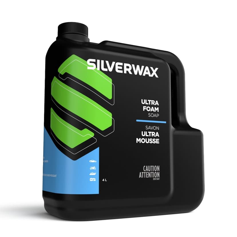 Silverwax Foam Load Car Soap, 4-L