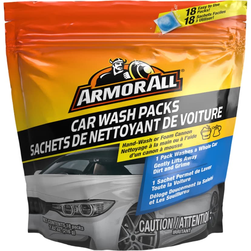 Armor All Car Wash Packs, 18-pk