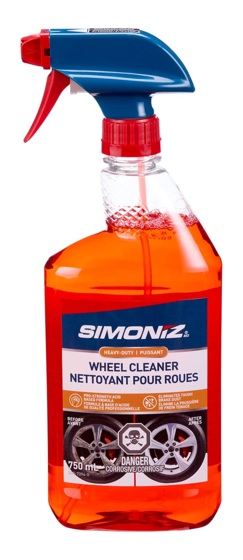 Simoniz Heavy-Duty Wheel Cleaner, 750-mL Spray Bottle