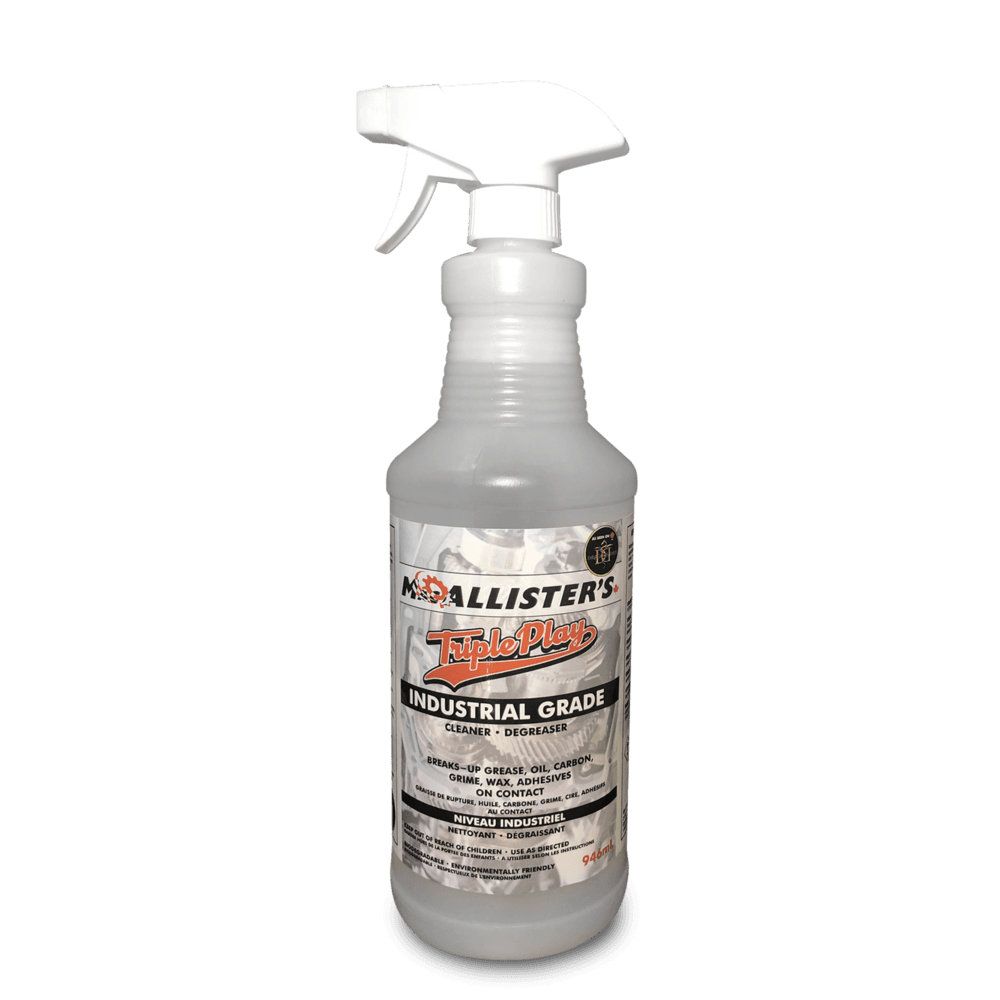 MacAllister's Triple Play Industrial Grade Biodegradable Cleaner & Degreaser Spray, 946-mL