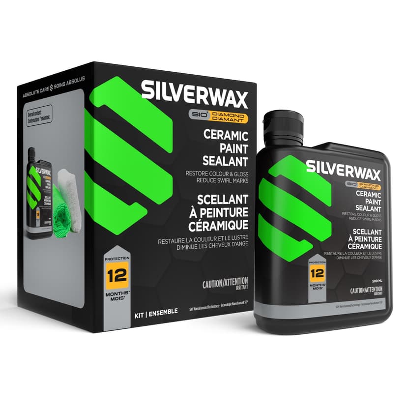 Silverwax Ceramic Paint Sealant Kit, All-Season