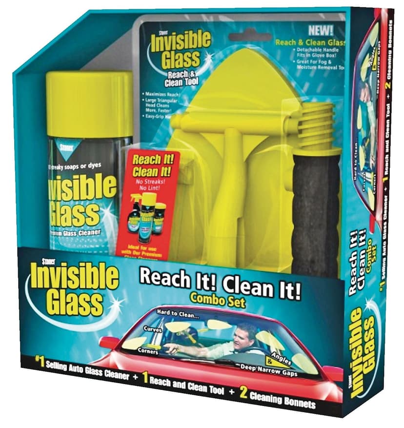 Stoner Invisible Glass Reach & Clean Car Windshield Cleaner, Bonus Pack, 4-pc