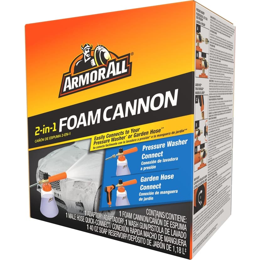 Armor All 2-in-1 Foam Cannon with Adapter, 1.2-L