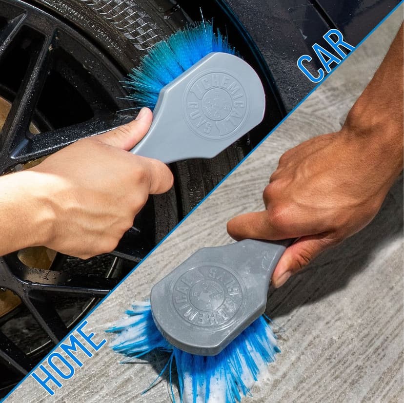 Chemical Guys Big Blue Stiffy Heavy-Duty Tire Brush, Blue