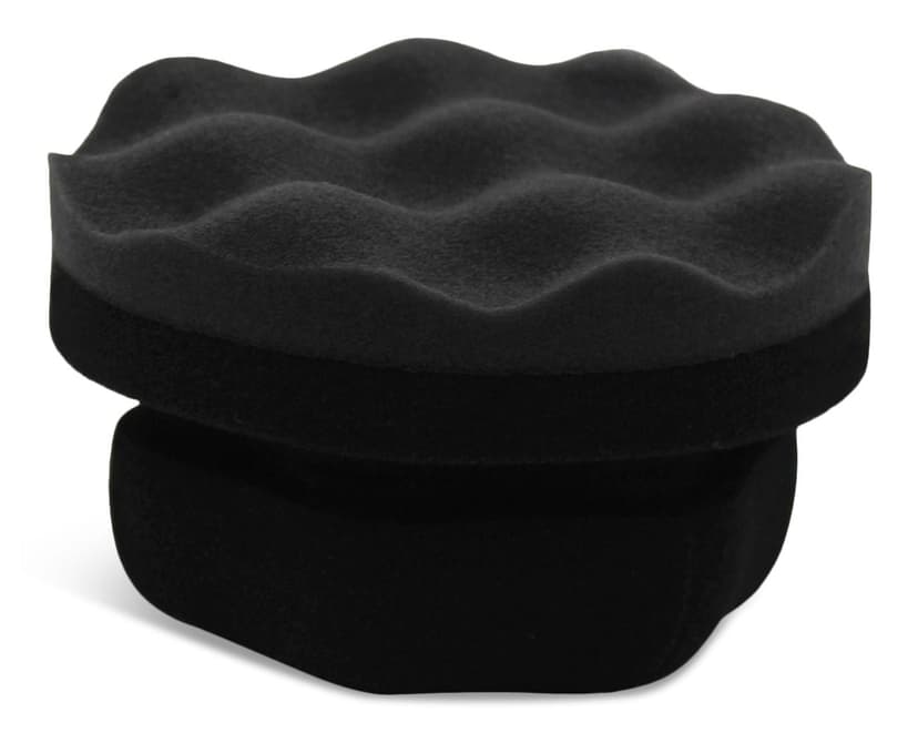 SIMONIZ Contoured Foam Tire Dressing Applicator Pad, Black, 1-pc