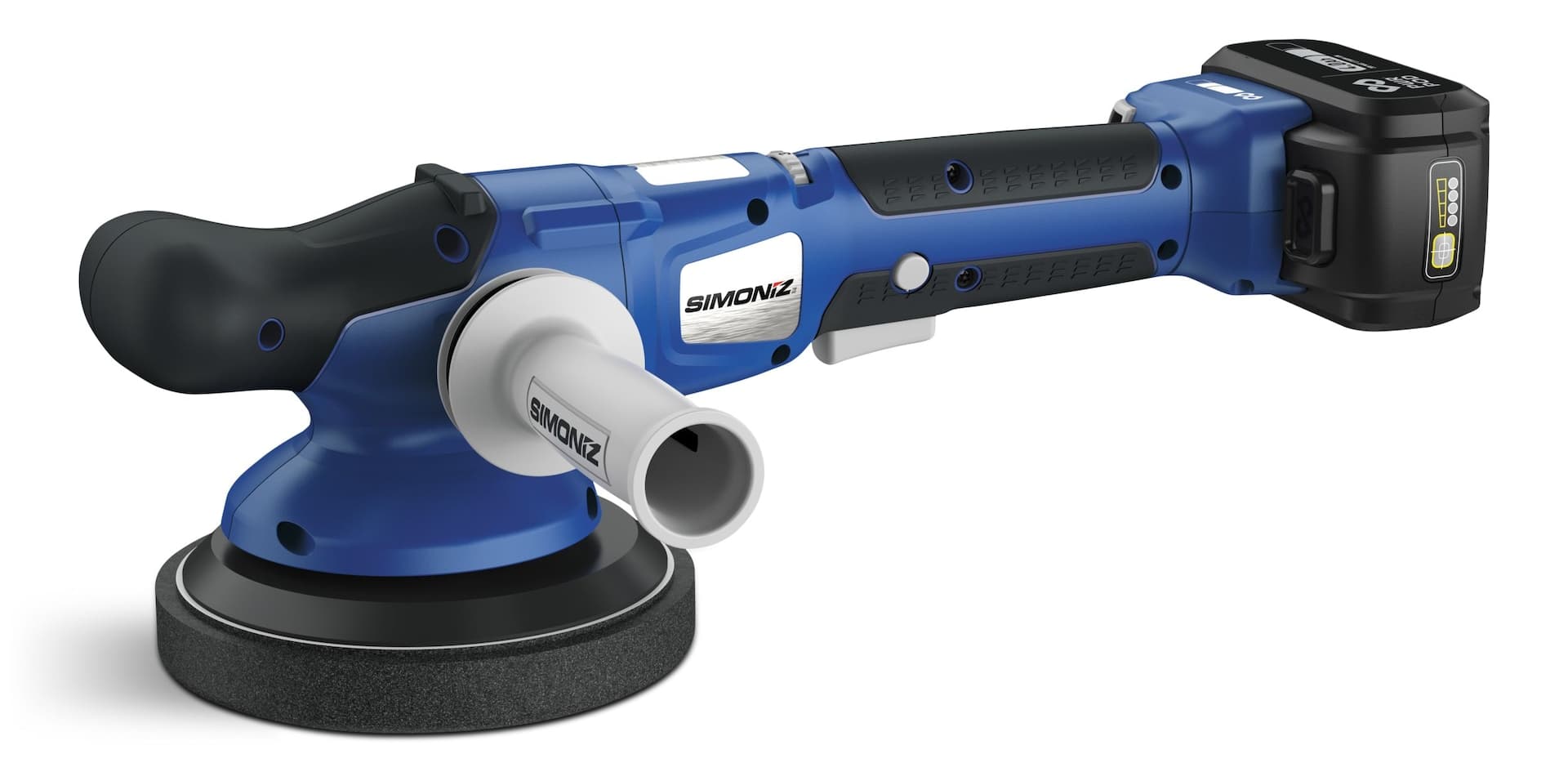 SIMONIZ 20V Cordless Brushless Random Orbit Polisher, 6-in, with PWR POD 4.0Ah battery