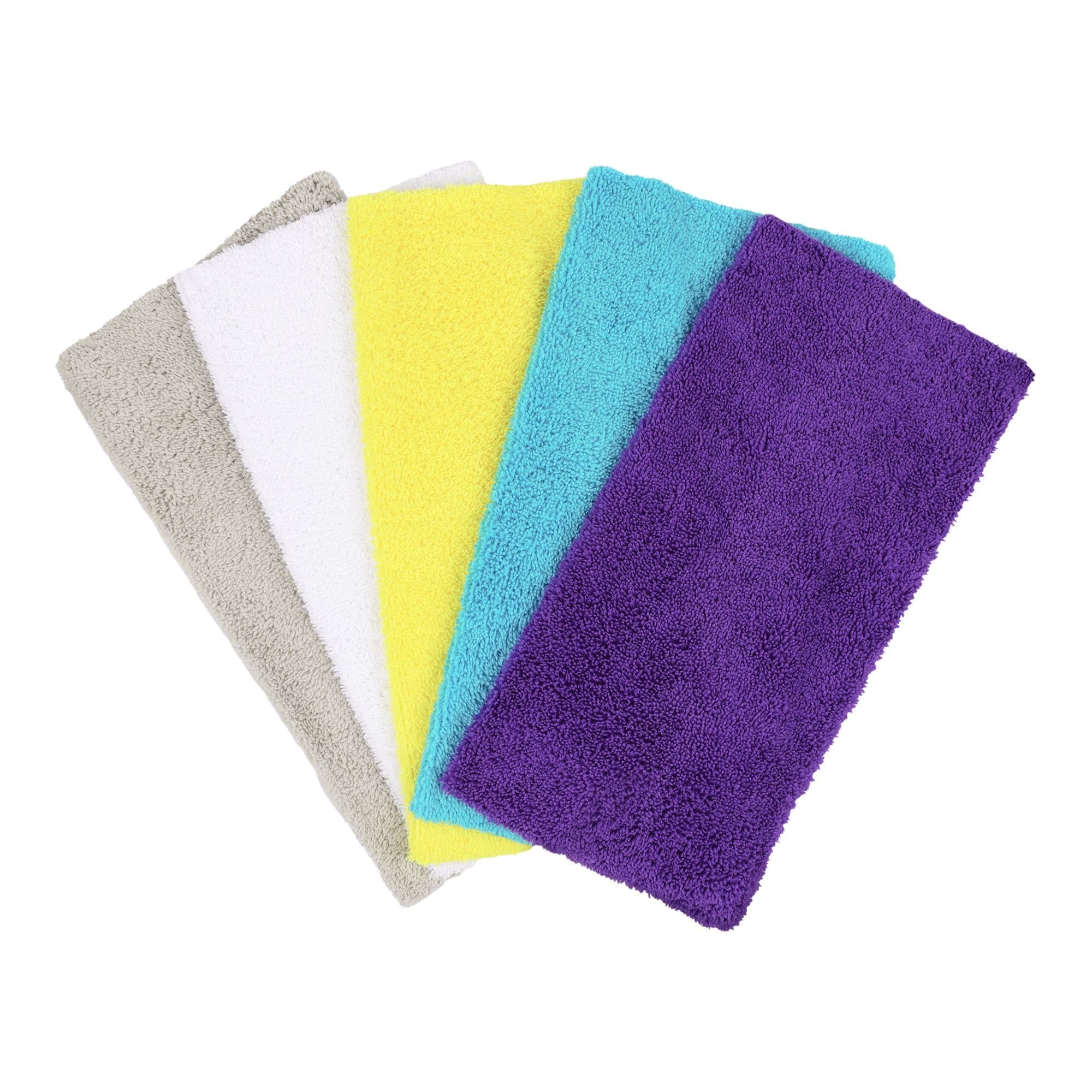 SIMONIZ Microfibre Multi-Purpose Edgeless Towels, 14 x 14-in, Multi-colour, 8-pk