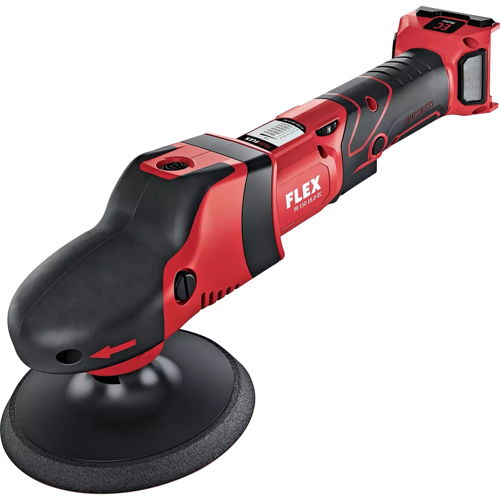 FLEX PE 150 18.0-EC USA 18V 1450 RPM Brushless Cordless Rotary Polisher, Bare Tool